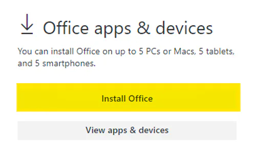 Installer screen