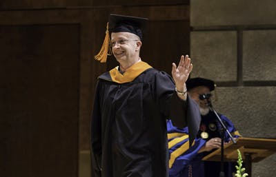 Vehid Basic at graduation