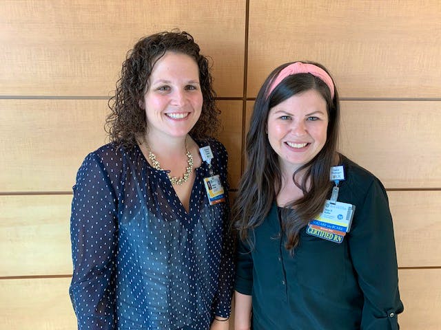 Rebecca kanaley and Amy keller